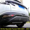 Автомобільна накладка на нижню частину заднього бампера, кришка для протитуманної фари, накладка-«брова». Підходить для Hyundai Tucson NX4 - Аксесуари з нержавіючої сталі