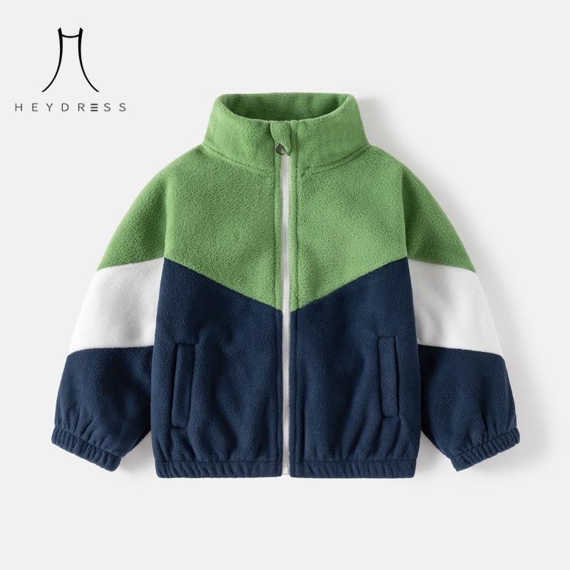 

Детская одежда, осеннее новое детское флисовое пальто, повседневный топ одинакового цвета для мальчиков и малышей 130