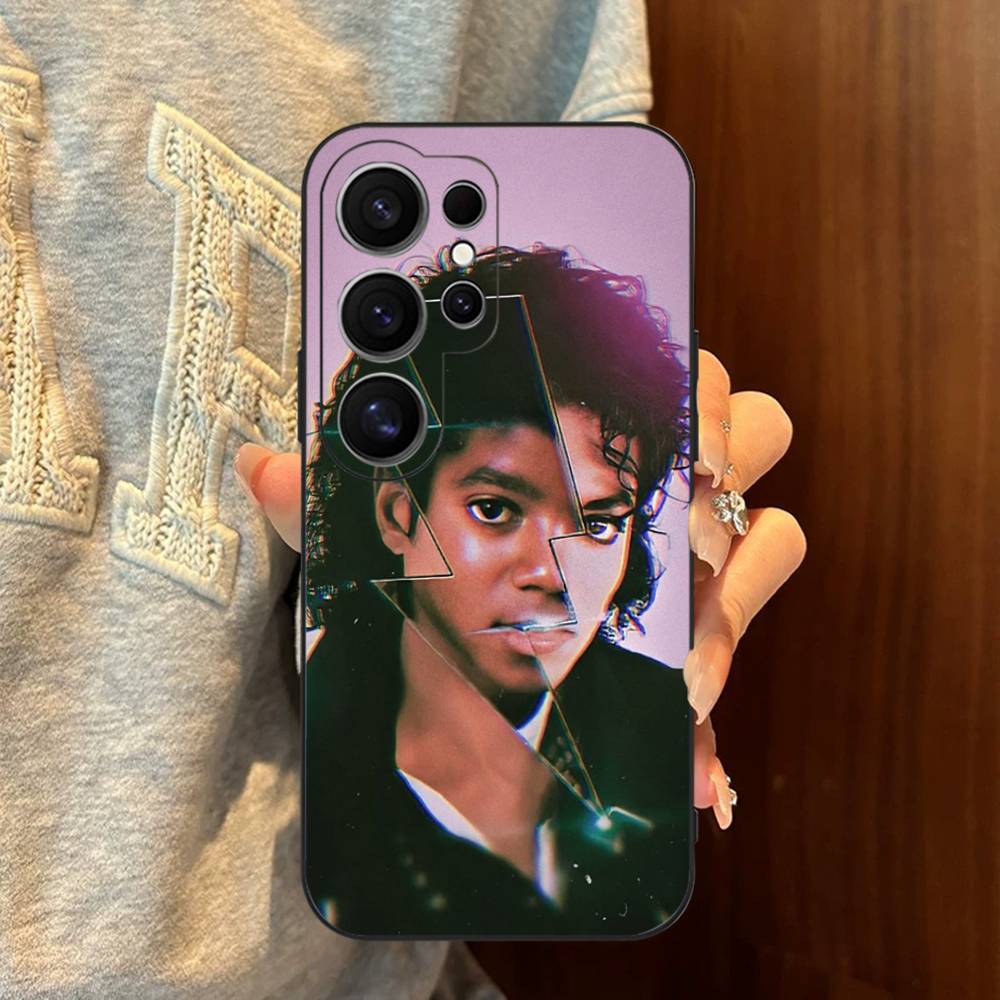 Pop Singer Michael Jackson Phone Case For Samsung S 24 Fe 25 Ultra Plus 20 Lite 21 30 22 23 24 22 Ultra 5G Fundas