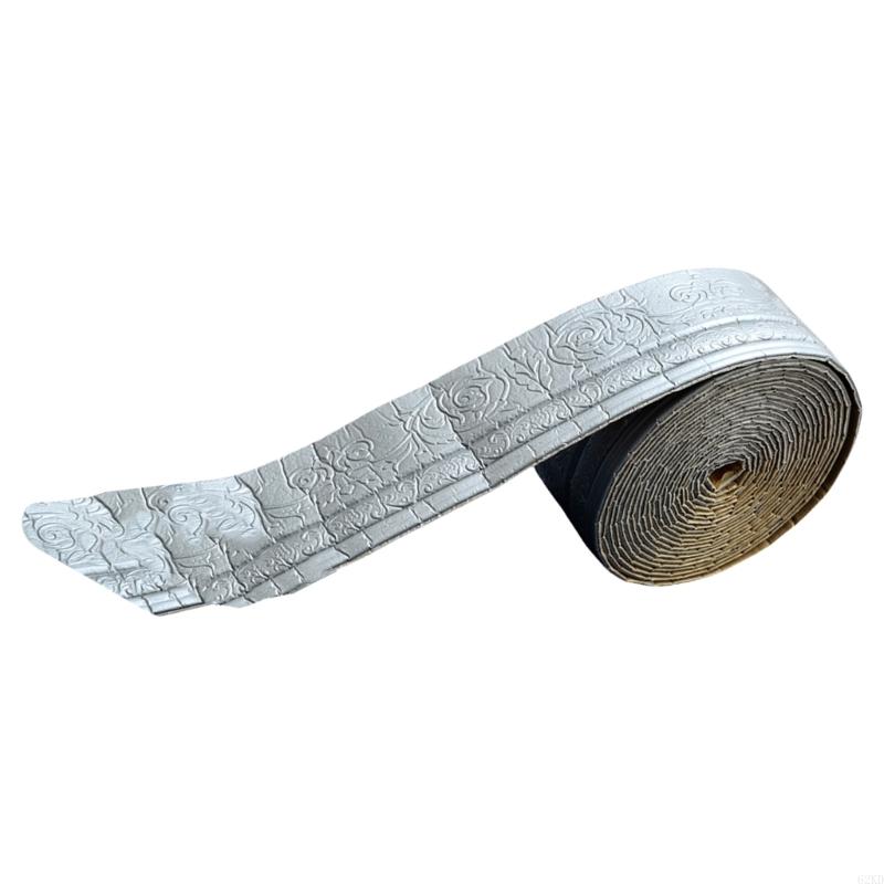 62KD Foam Molding Trim Adhesive Wallpaper Corner Strips for Home Decoration