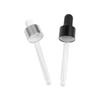 Rubber Head Dropper Pipette Aluminum Dropper Cover Essential Oil Dropper Bottles Cap Lab Dropper Dropper Lid Dropping Pipet