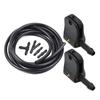 Front Windshield Wipers Arm Washer Nozzles Spray Unit with Hoses Pipe for Vito W638 Sprinter