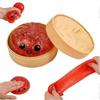 (bianca) Scatola Squishy Raviolo Glitterato Sollievo Ansia Fidget Decompressione Pasta