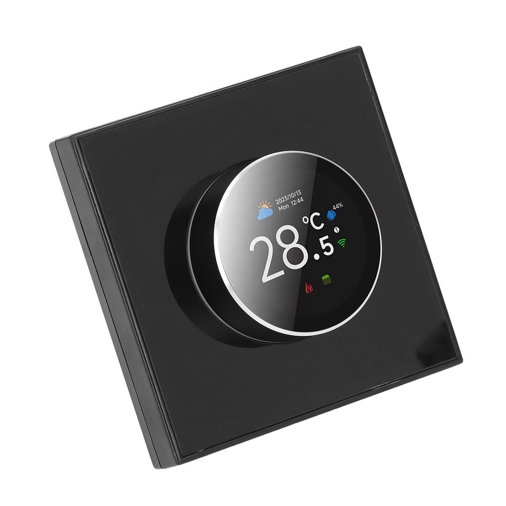 Smart Knob Thermostat Water Heating Digital Temp Voice Controller for Tuya WiFi 2 Way Rotating with