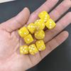 50Pcspack High Quality New 12Mm Acrylic Transparent D6 Point Dice #12 Round Corner Boutique Dice