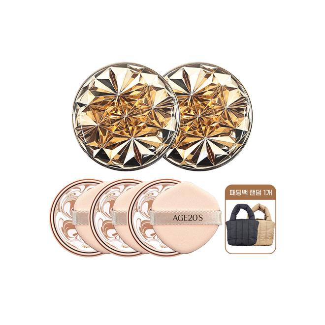 Age 20 s Essence Cover Pact Royal Gold (2 main products + 3 refills + padding bag) Royal Gold (2+Refill 3) No. 23