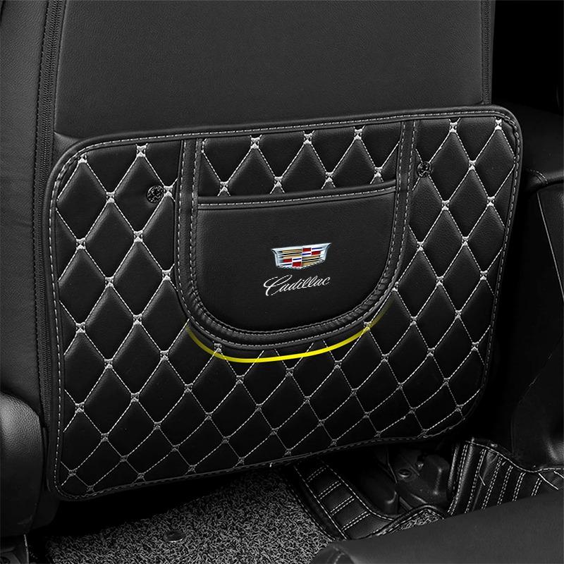 Autopodložka proti kopnutí do zadní části sedadla, Ochranné podložky proti poškrábání, Auto styling Pro Cadillac CTS STS DTS SRX XLR ATX Escalade Seville Tiburon