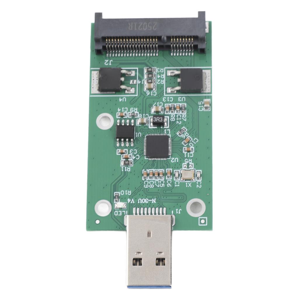 Placă Riser PCBA Adaptor Convertor SSD MSATA la Interfață USB 3.0 Hardware Computer