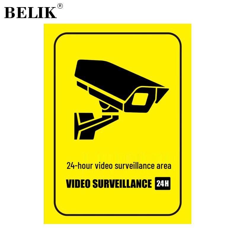 BELIK Creative Video Surveillance Sign 22x30cm