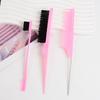 3/5Pcs Hairdressing Tools Pointed Tail Comb Dual Head Eyebrow Brush Triple Row Comb Coiler Hair Salon Styling Comb