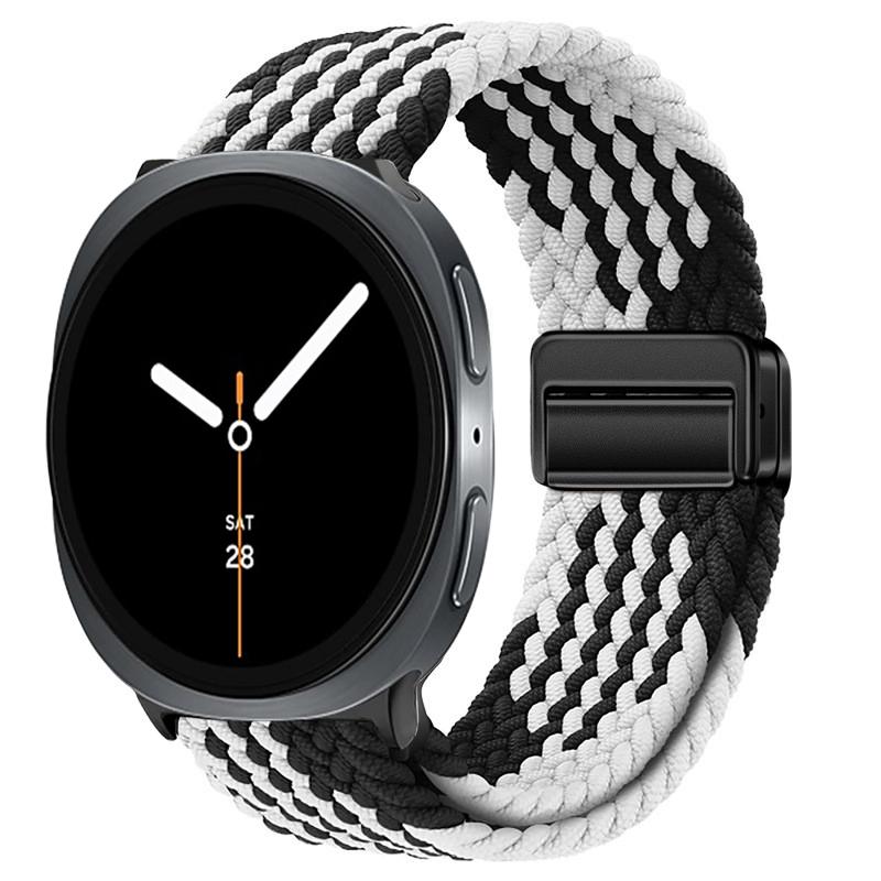 Nylon Braided Solo Loop Strap Suitable for Samsung Galaxy Watch 8 40mm/44mm Magnetic Band For Galaxy Watch 8 Classic Correa