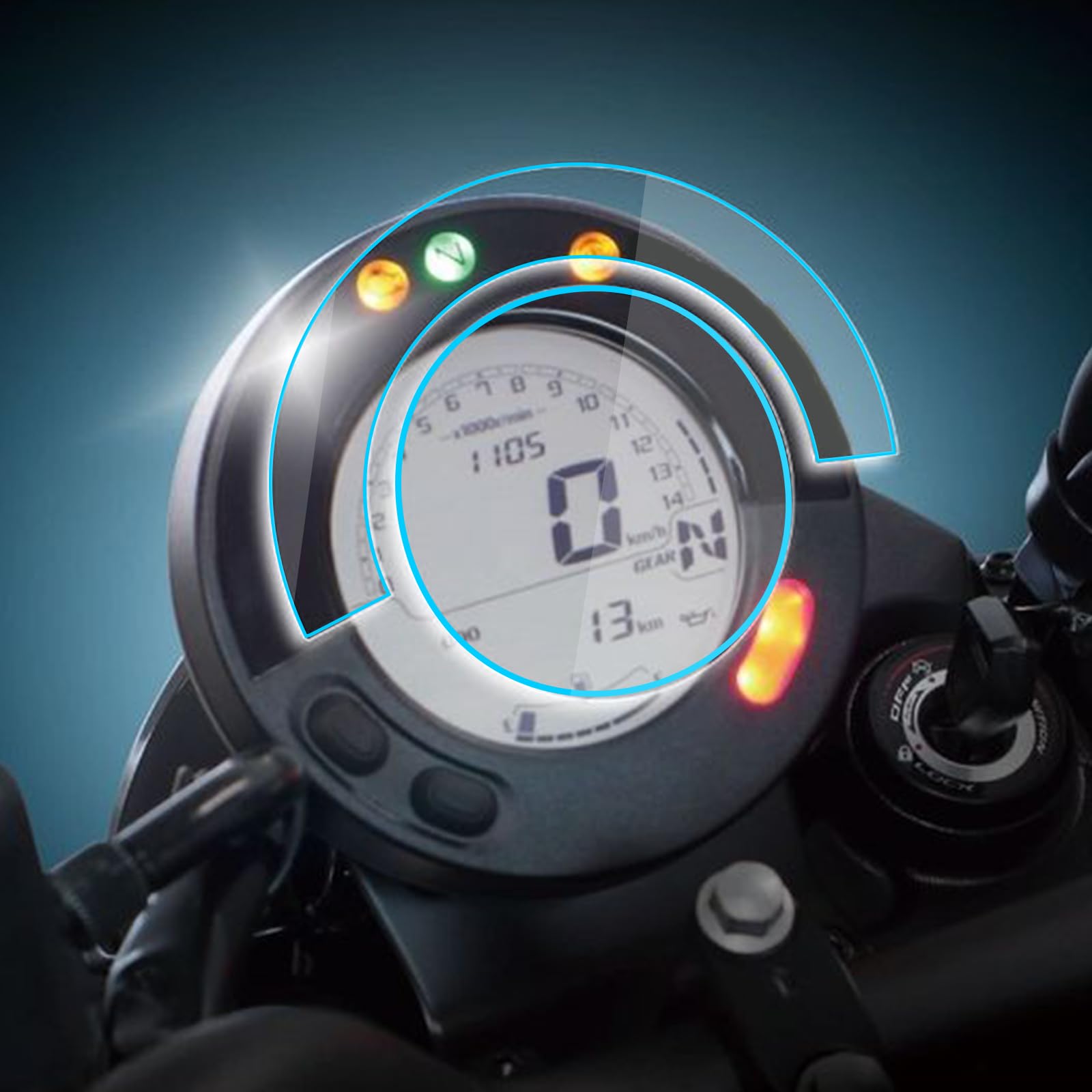 

2 sets of Motorcycle Meter Protection Film for ELIMINATOR / SE (24)