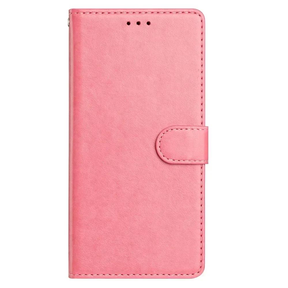 Kartenhalter Hülle für Honor 90 50 Lite X5B Plus X6A X7B X8A X9C Stoßfeste Klapphülle Einfarbige Leder Handyhülle mit Riemen