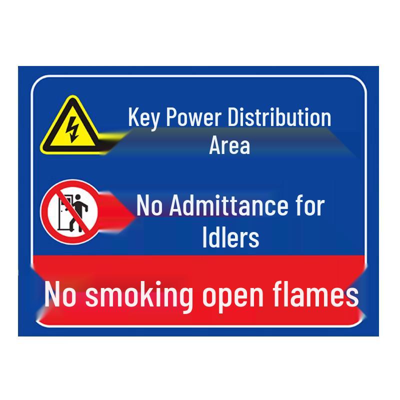 Haisidike PVC Electrical Safety Warning Sign 30x40cm