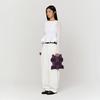 Pleatsmama Glitter Deep Purple New Bow Bag