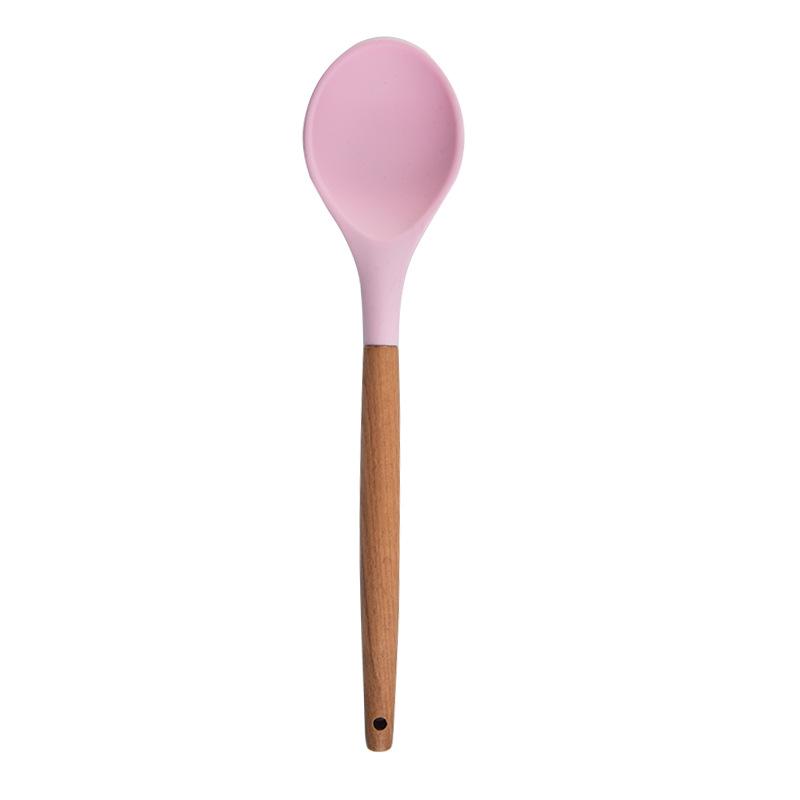 Conjunto de utensílios de cozinha de silicone com 12 peças: Espátulas Resistentes ao Calor e Espátulas para Refogar