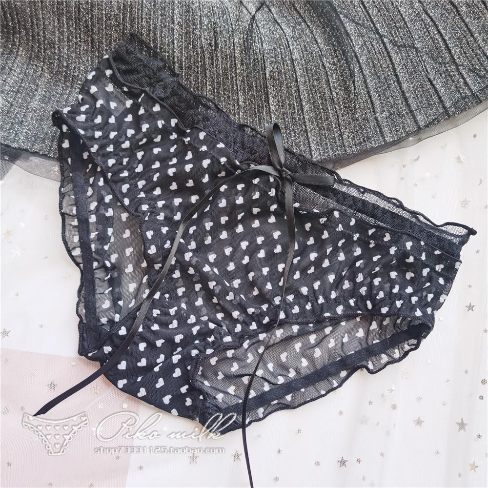 Slips mit Leopardenmuster, sexy Spitzenunterwäsche, niedliche, niedrig sitzende Damenhöschen