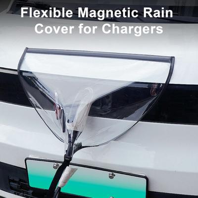 EV-Ladeanschluss-Regenschutz, magnetische transparente Schutzabdeckungen zum Aufladen von Elektroautos