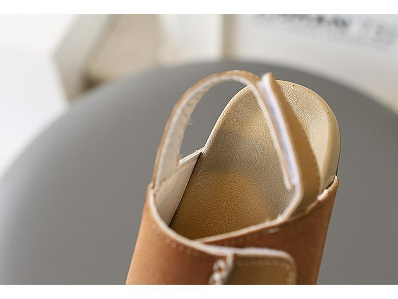 2026 Sommer Kinder Offene Lässige Strandsandalen - Koreanischer Stil Klettverschluss Schuhe für Jungen und Mädchen