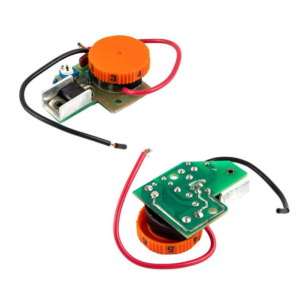 High Performances Plastic Speed Regulator Includes Knob & Six Speed Switches for Angles Grinder Power Tool Modification