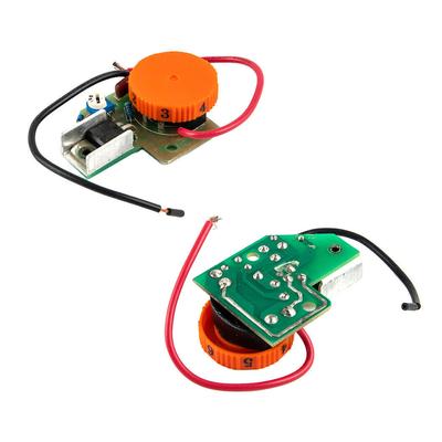 High Performances Plastic Speed Regulator Includes Knob & Six Speed Switches for Angles Grinder Power Tool Modification