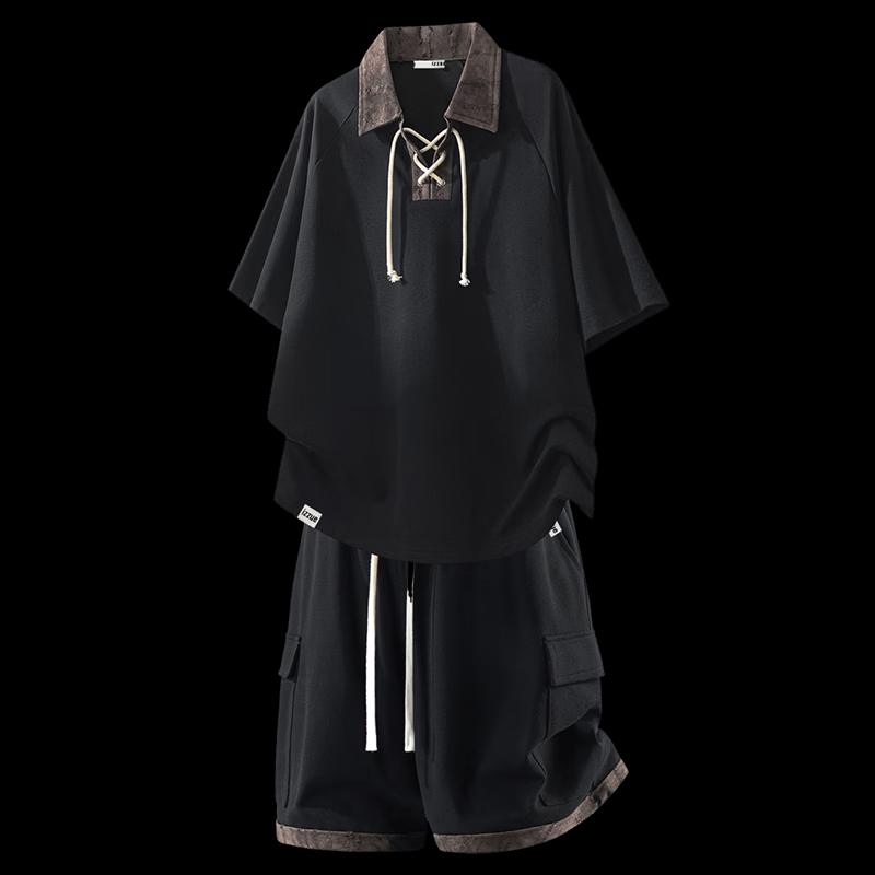 Izzue IT Men's Casual Short Sleeve & Shorts Set