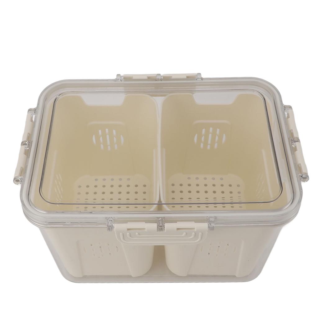 Fridge Food Storage Container PET Easy To Clean Sealed Food Preservation Box for Kitchen