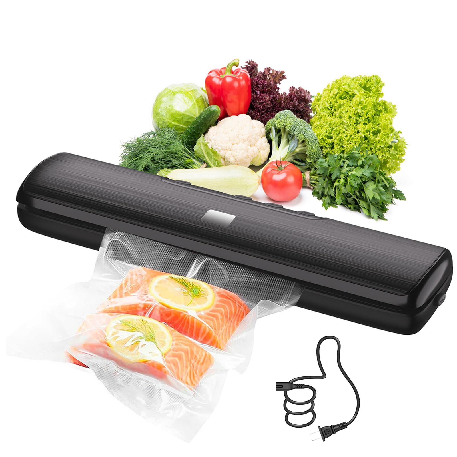 

OPPAKOU вакуумная упаковка для пищевых продуктов, бытовая автоматическая вакуумная дегазация, совместимая с непрерывной сушкой, ручная автоматическая герметизация, температура герметизации, маленькая