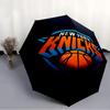 1pc New York Knicks Umbrella, Sun Protection, And UV Shielding. It Has Eight Sturdy Ribs for Outdoor Use And Perfect As a Holiday Gift