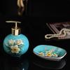 Ice Crack Ceramic Art Lotion Bottle, Bathroom Accessories, Shampoo Bottle, Soap Dish, Household, Travel, Independent Bottle