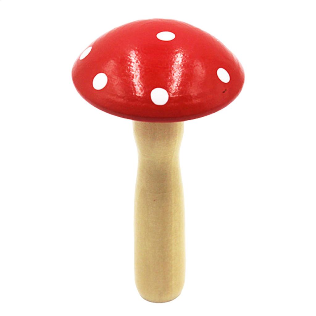 Sewing Darning Tool Wooden Small Mushroom Darning DIY Repair Patch Clothes Socks Mending Device Sewing Tools
