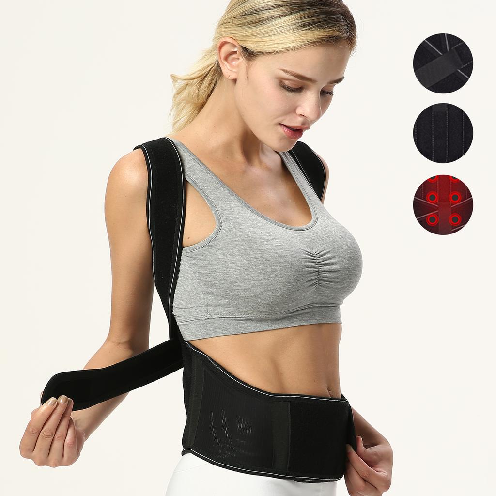 Adjustable Back Shoulder Support Brace Trainer for Body Shaping and Pain Relief Posture Corrector