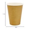 Artnap Paper Cups, Kraft Printed, 410ml, Perfect for Drinking, Pack of 50, 8.9 X 11.1cm Diameter, TS-76