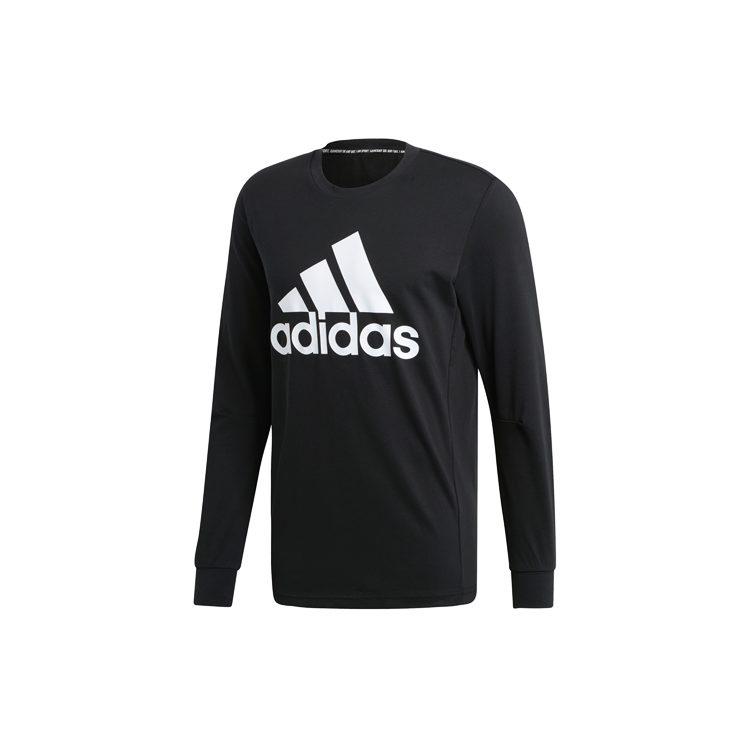 Adidas Sweatshirts Men's Black Crew Neck Moderate Regular EB5266