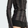 adidas Originals Slim Fit Camiseta de Manga Larga con Cuello Mao para Mujer JW7316