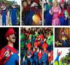 RemeeHi Mario and Luigi Cosplay Costume Mario Kart Costume Set with and Beard for School and as a Makes a Great Gift "All Seasons" Hat, Gloves,