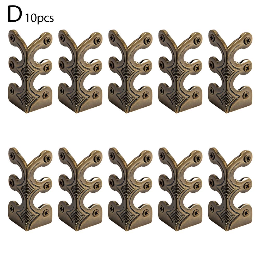 

10 шт. Винтажные железные плинтусы Skiffers для углов жилых и коммерческих помещений P I4A8 bronze-colored-10pcs
