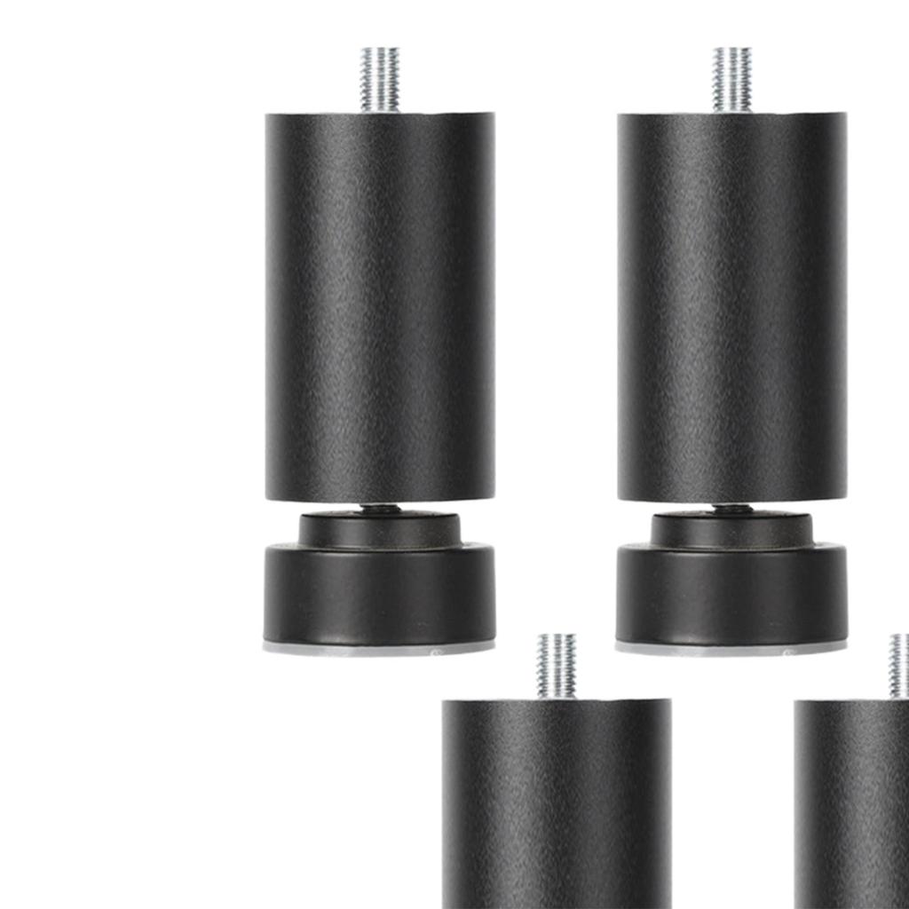 4x Sofa Legs Alloy Adjustable Heavy Duty Table Feet M10 Metal Furniture Legs for Bathroom Dining Table Wardrobes Couch Sofas
