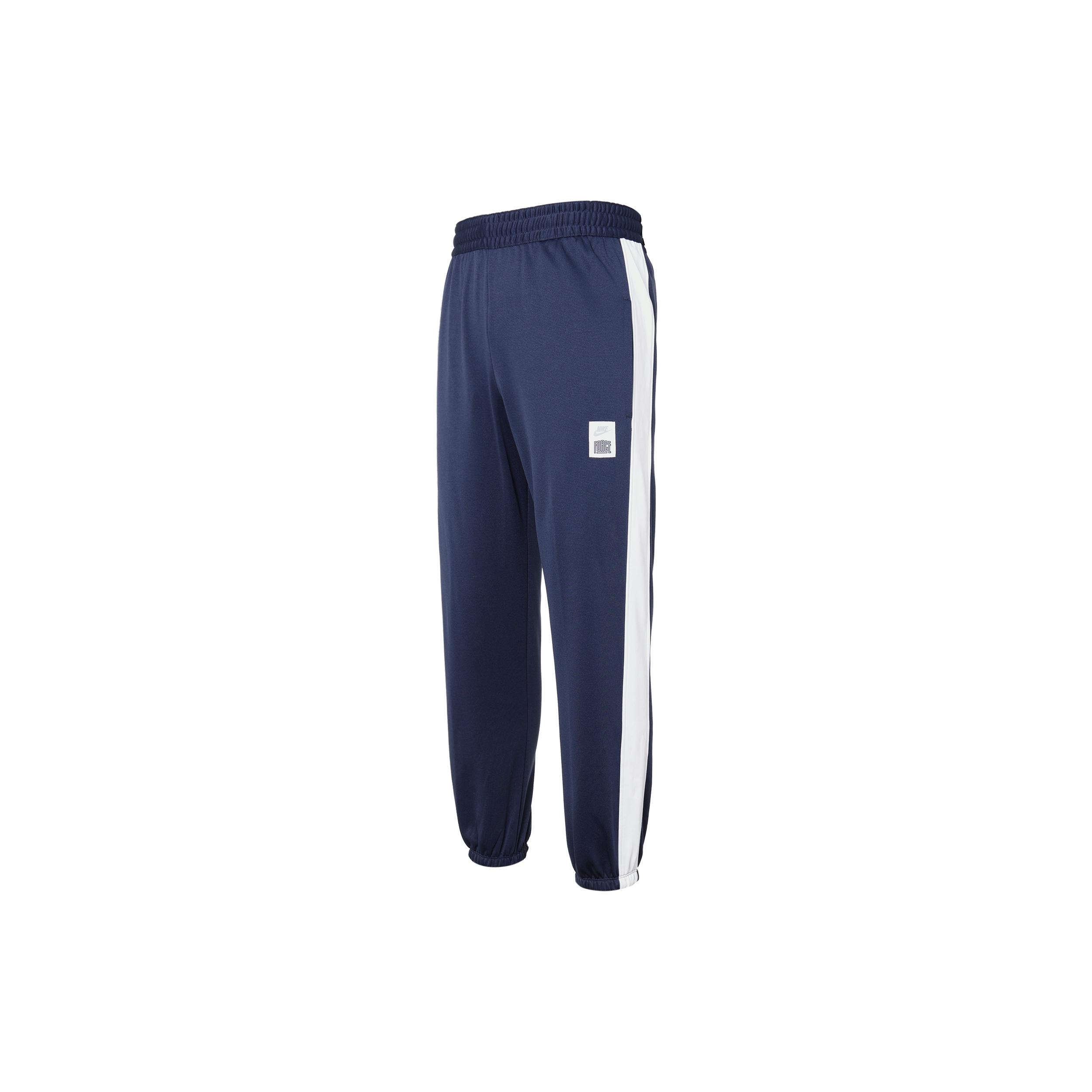 Nike Basketball Shorts Men s Dark Navy Blue Thickened And Fleece Lined Cuffed Pants DQ5825-410 XXXL