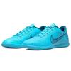 Nike Mercurial Vapor 14 Club Pantofi de fotbal de sală versatili cu șireturi confortabili cu vârf rotund unisex Albastru DJ2906-484