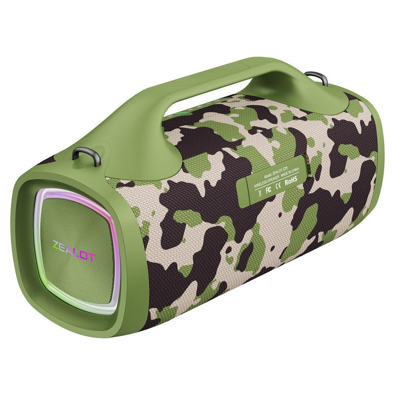 Portable Party Speaker 100W Power Large Battery Wireless Speaker Strong Bass Outdoor ZEALOT Speaker S79