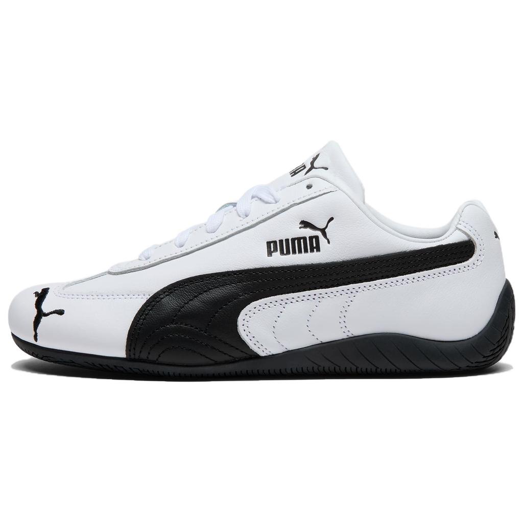 Puma  Speedcat Leather White Black Women Sneakers 403574-02