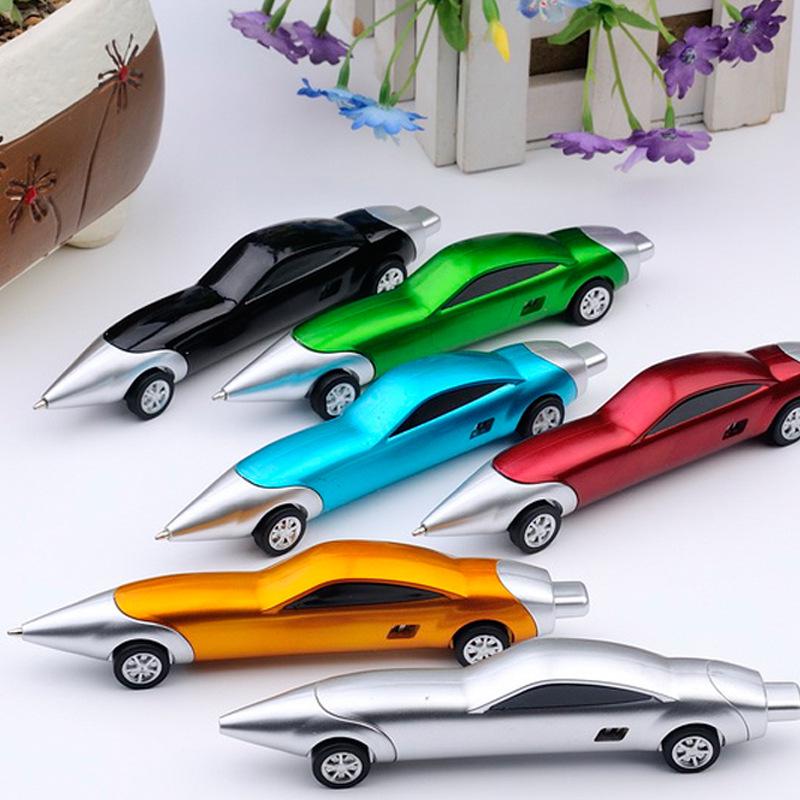 Novelty Racing Car Design Ball Pens Portable Creative Ballpoint Pen Quality for Child Kids Toy Office School Supplies
