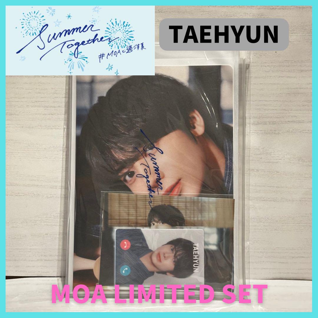 

[USED] Official Sold Out TXT Taehyung Summer Set with Moshi Moshi Card etc.