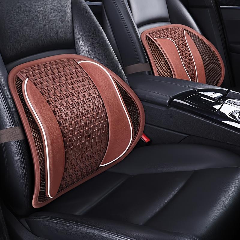 An Ergonomic Breathable Mesh Lumbar Support Cushion with An Adjustable Elastic Waistband, Suitable for Office Chairs and Cars
