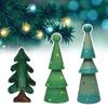 Beautiful Handcrafted Wooden Christmas Tree Decoration Gift For Festive Table Display