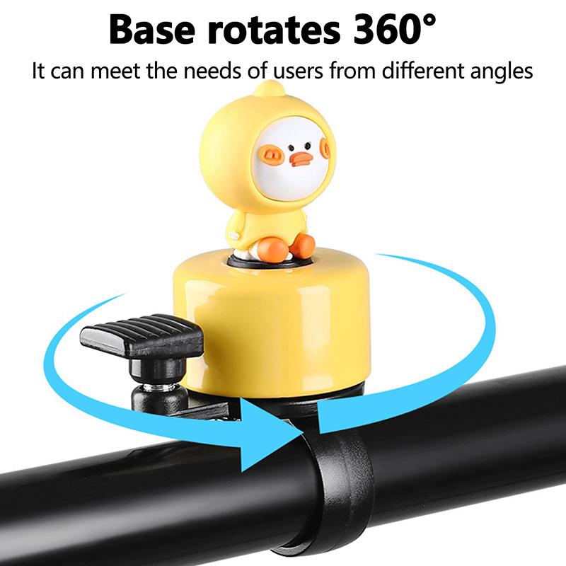 Cartoon Children'S Bicycle Bell High Sound Creative Bike Balance Mountain Car Handlebar Horn Loud Stroller Decoration Accessory