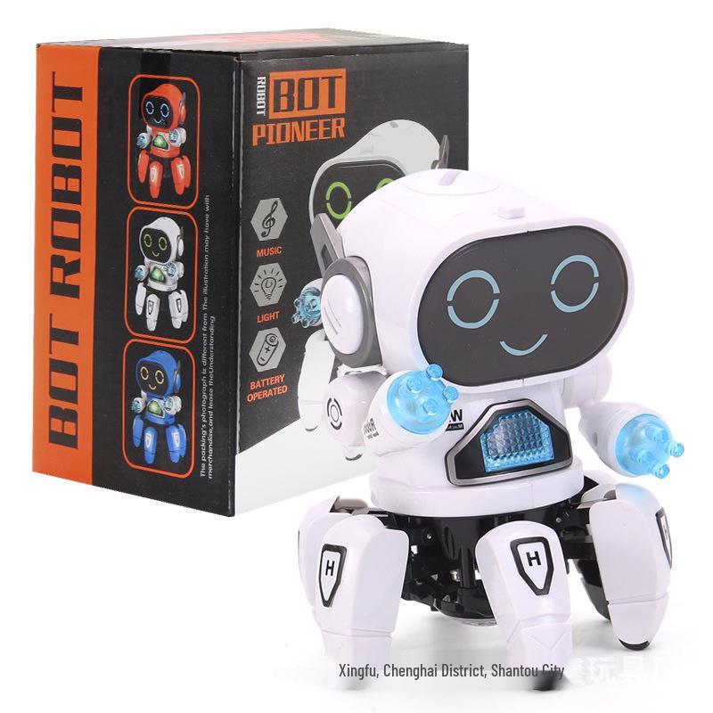 Electric Dancing Fish Robot Toy with Music & Lights for Kids