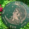 Big DIY Round Coaster Silicone Mold for Resin Concrete  Diameter 4.13inch