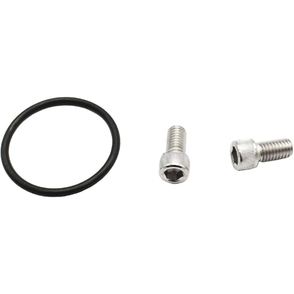 Polished Water Neck Thermostat Housing Gasket Bolts Polished Straight Up